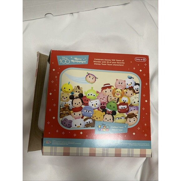 Tsum Tsum Disney 100 Retro Reimagined Holiday Pack 18 Figures NIB 2023 - Picture 4 of 8